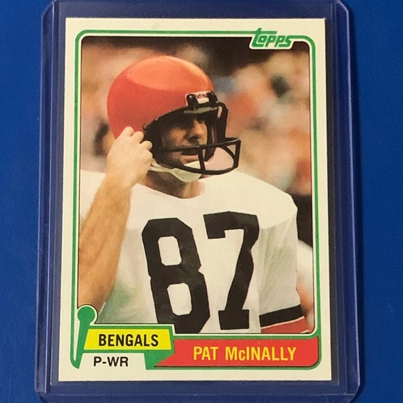 Pat McInally #383 1981 Topps Football Trading Card - Picture 1 of 2